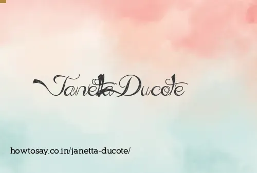Janetta Ducote