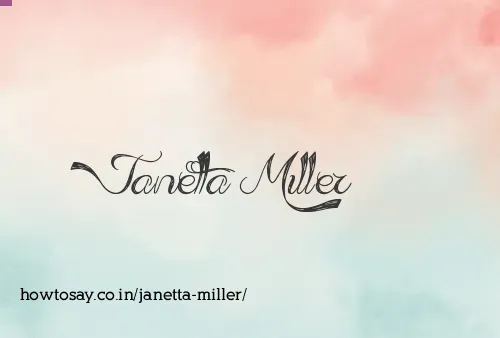 Janetta Miller