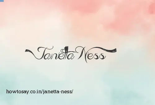 Janetta Ness