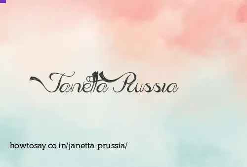 Janetta Prussia
