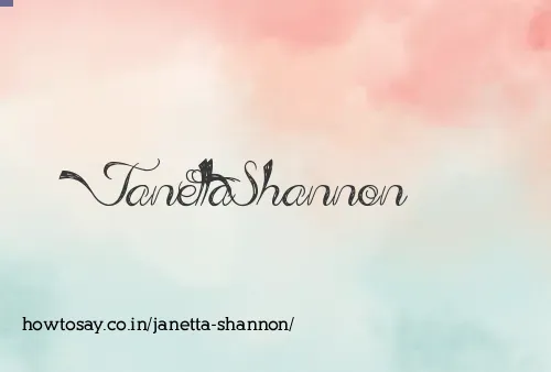 Janetta Shannon