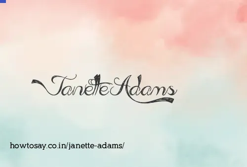 Janette Adams