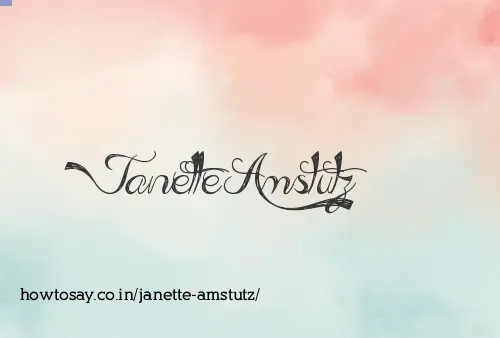 Janette Amstutz