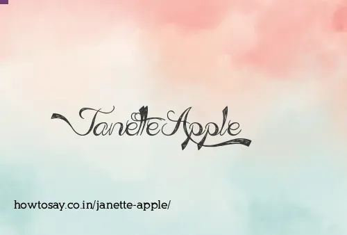 Janette Apple