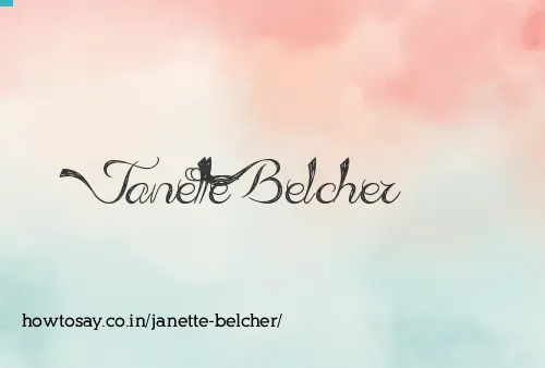 Janette Belcher