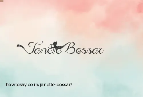 Janette Bossar