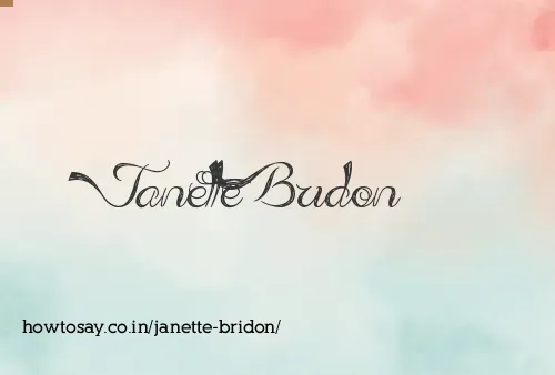 Janette Bridon