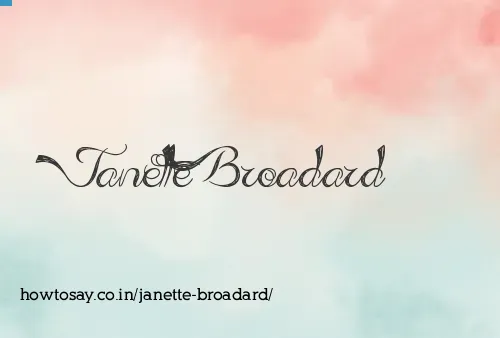 Janette Broadard