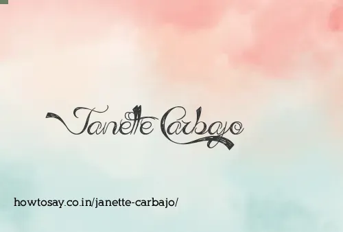 Janette Carbajo