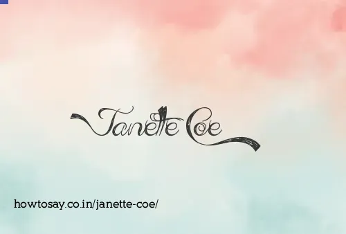 Janette Coe