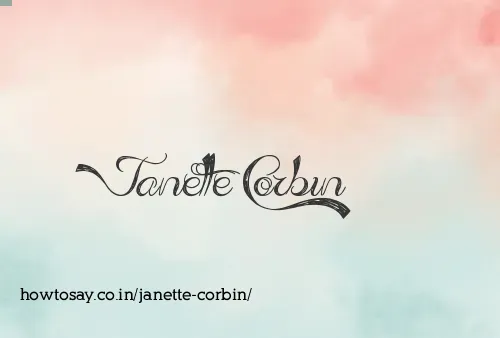 Janette Corbin