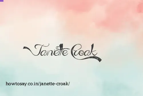 Janette Croak