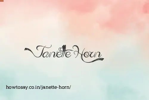 Janette Horn