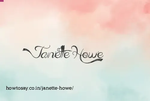 Janette Howe