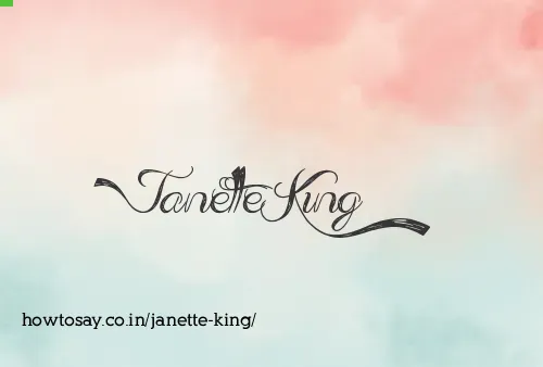 Janette King
