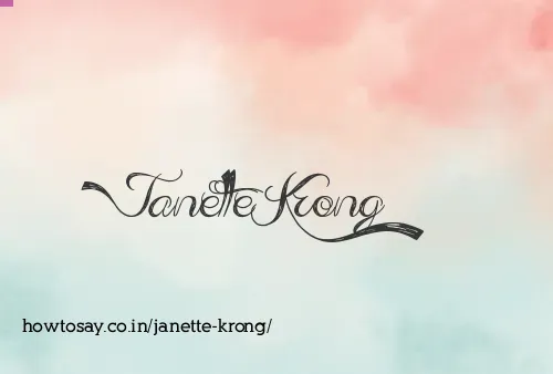 Janette Krong
