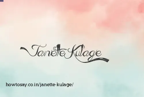 Janette Kulage