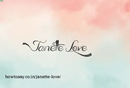 Janette Love