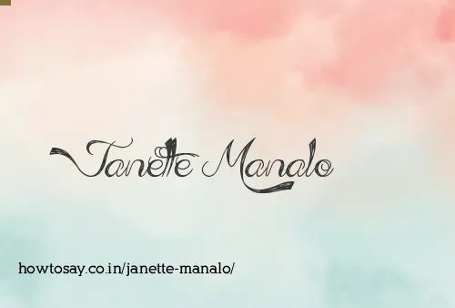 Janette Manalo