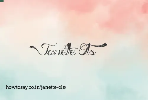 Janette Ols