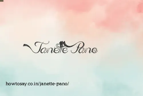 Janette Pano