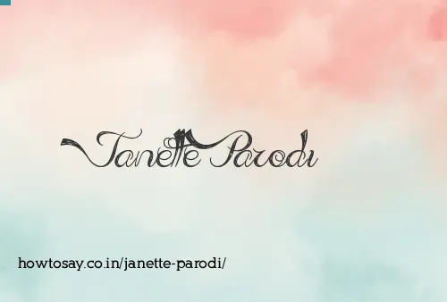 Janette Parodi