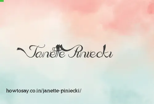 Janette Piniecki