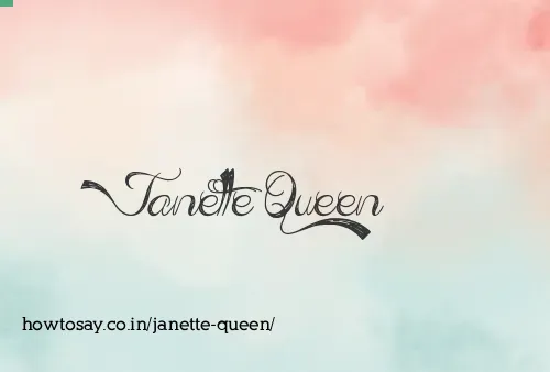 Janette Queen
