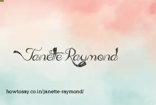 Janette Raymond