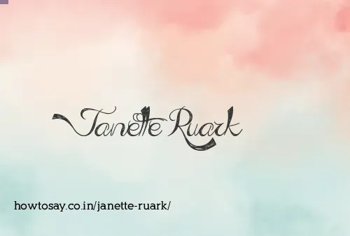 Janette Ruark