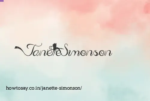 Janette Simonson