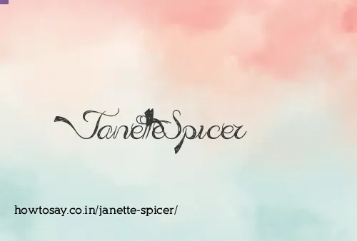 Janette Spicer