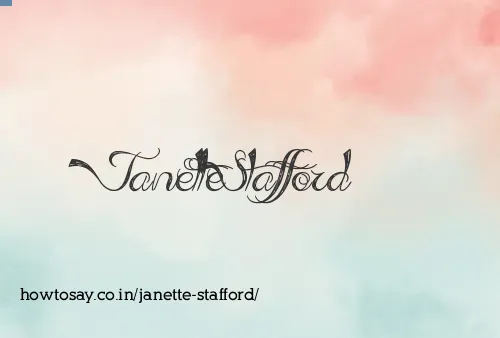 Janette Stafford