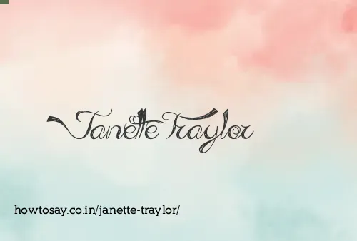 Janette Traylor