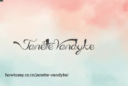Janette Vandyke