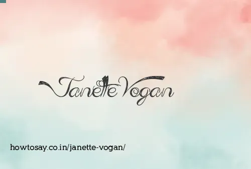 Janette Vogan