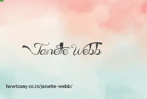 Janette Webb