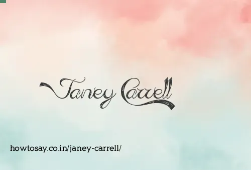 Janey Carrell