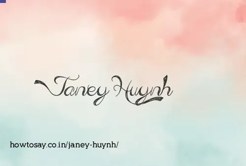 Janey Huynh