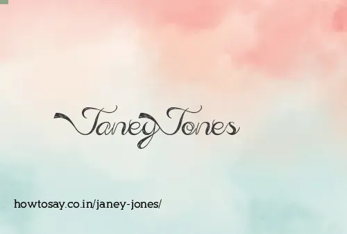 Janey Jones