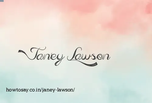 Janey Lawson
