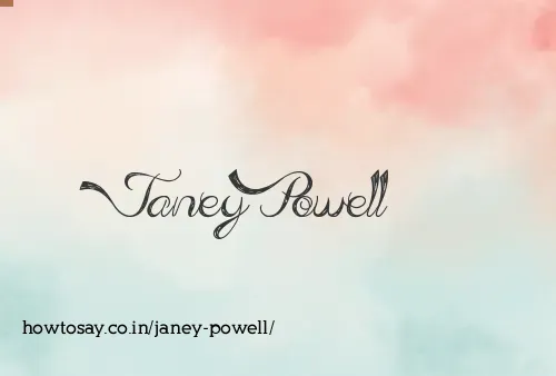 Janey Powell
