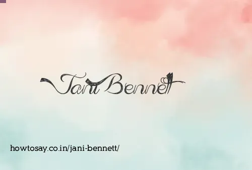 Jani Bennett