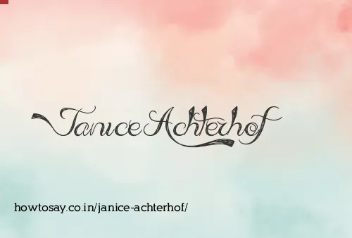 Janice Achterhof