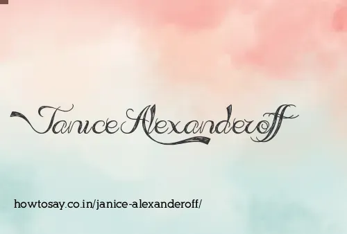Janice Alexanderoff
