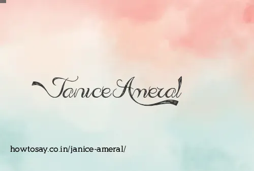 Janice Ameral