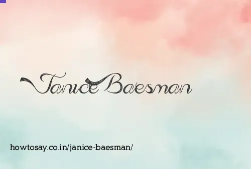 Janice Baesman