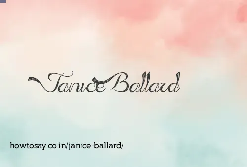 Janice Ballard
