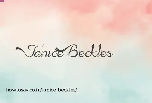 Janice Beckles