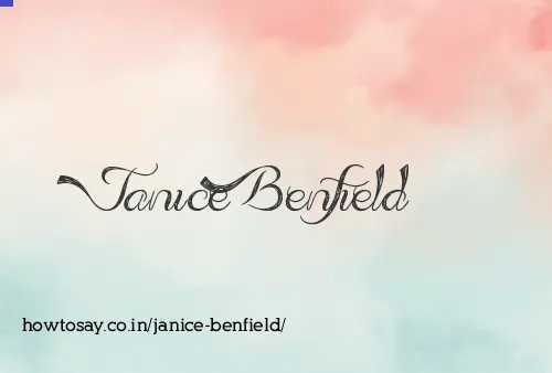 Janice Benfield